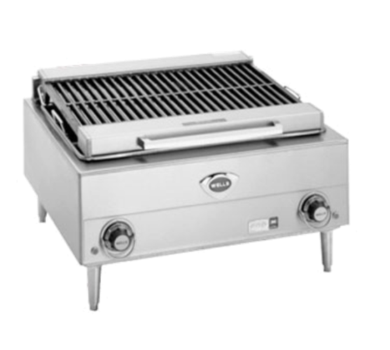 Wells B-40 Charbroiler, Electric, Countertop