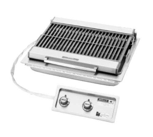 Wells B-406 Charbroiler, Electric, Built-In