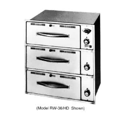 Wells RW-36HD Warming Drawer, Built-In