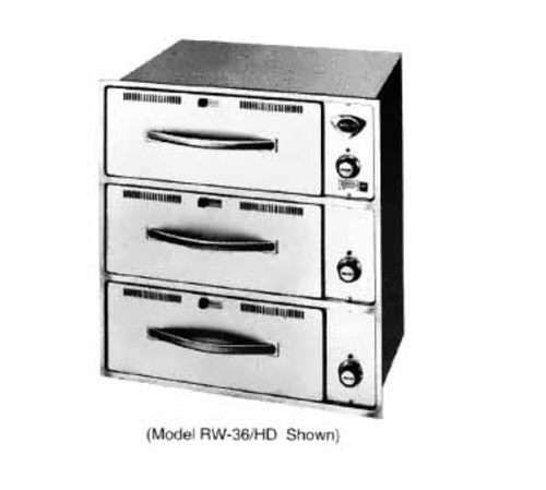 Wells RW-36HD Warming Drawer, Built-In