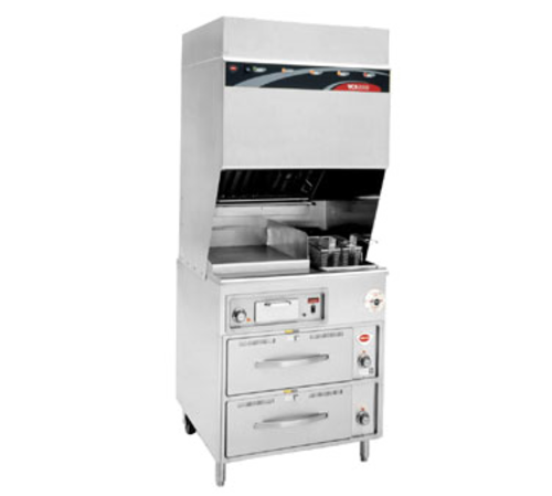 Wells WV-FG Range, Ventless, Electric