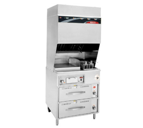 Wells WV-FGRW Range, Ventless, Electric