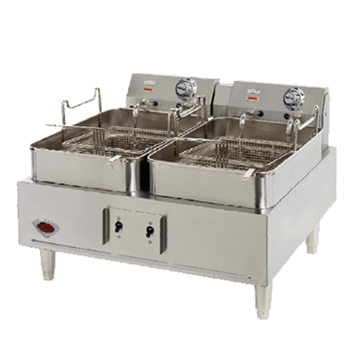 Wells F-30 Fryer, Electric, Countertop, Split Pot