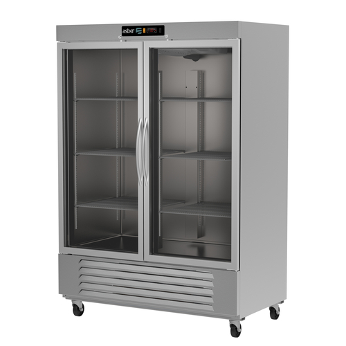 Asber USA ARR-49-2G-H: High-Capacity Reach-In Refrigerator with Glass Doors and Advanced Controls