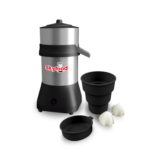 Skyfood Equipment EX Electric Citrus Juice Extractor 34 oz Capacity Polished Aluminum Stainless Steel 1/4 HP 110V