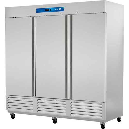 Asber USA ARF-72-H: 72 cu. ft. Reach-In Freezer with Digital Control, Stainless Steel & Epoxy-Coated Shelves