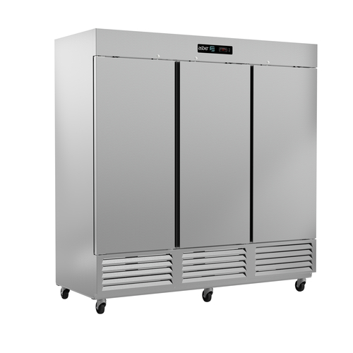 Asber USA ARR-72-H 72 cu. ft. 3-Section Reach-In Refrigerator with Solid Doors