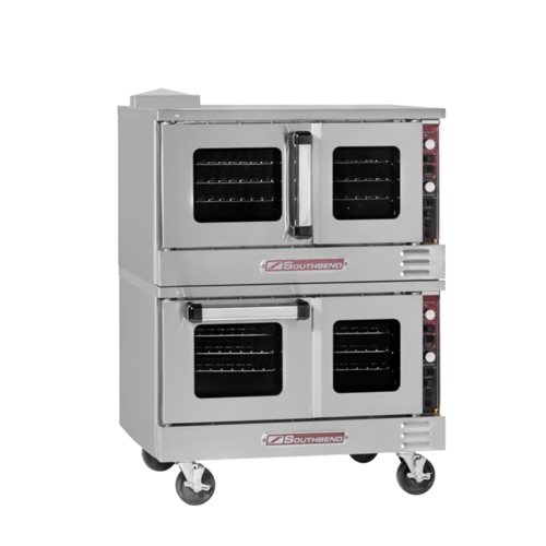 Southbend TVGS/22SC TruVection Convection Oven Gas Low-Profile Double-Deck Electronic Ignition 150-550°F Thermostatic Controls