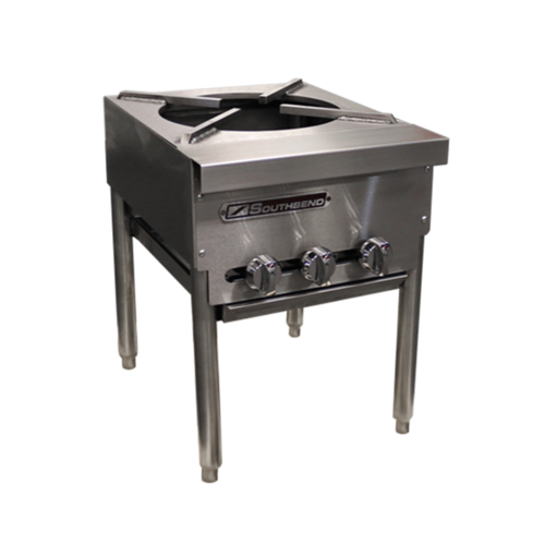 Southbend SPR-2J Stock Pot Range 36" with (2) 3-Ring Cast Iron Burners Double Manual Controls Stainless Steel Front