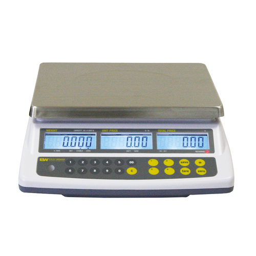 Skyfood Equipment CK-30PLUS Electronic Price Computing Scale 30 lb Capacity with 6 Digit LCD Display and Easy Weigh Function