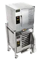 AccuTemp E64803D140 DBL Steamer, Convection, Electric, Boilerless, Floor Model