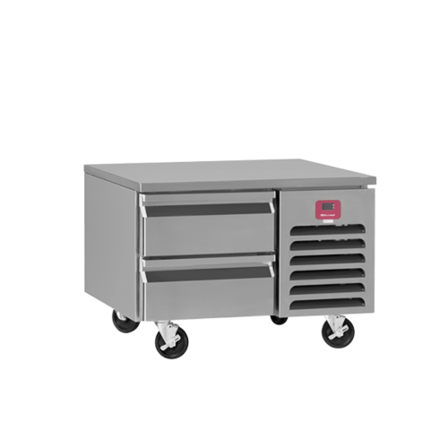 Southbend 20036RSB Refrigerator Base Remote Low Height 36" with 2 Self-Closing Drawers Stainless Steel Exterior 6" Legs