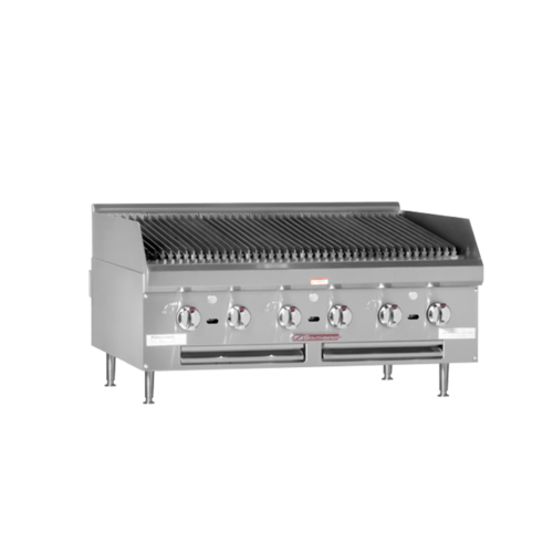 Southbend HDC-36 QUICK SHIP Gas Charbroiler 36 Inch Cast Iron Radiants Stainless Steel Burners 120000 BTU