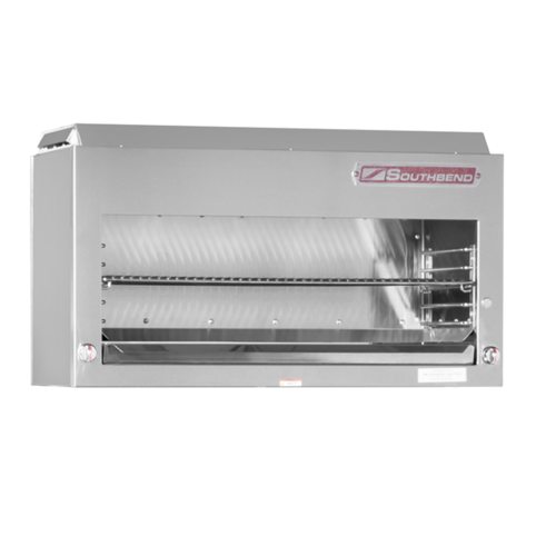 Southbend P32-CM Platinum Heavy Duty Cheesemelter Gas 32" Riser Mount 4 Infrared Burners 5 Position Rack Guides