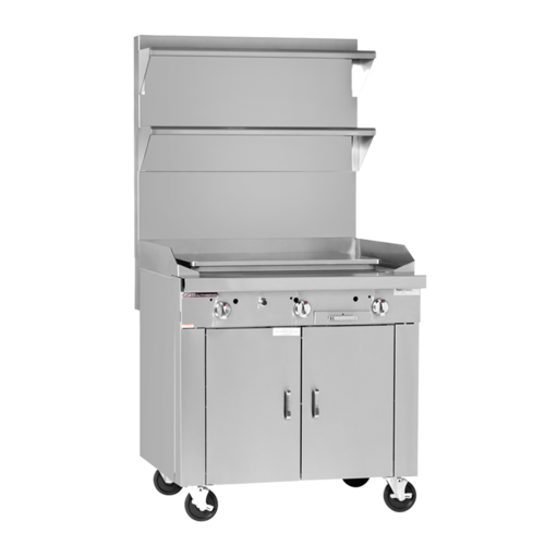 Southbend P36C-PPP Platinum Heavy Duty Range Gas 36 Inch 29-3/4 Inch Plancha 1/2 Inch Thick Plate Manual Controls