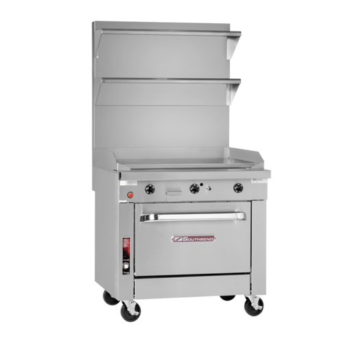 Southbend PE24C-TT Platinum Heavy Duty Electric Range 24" with 24"x24" Griddle Thermostatic Controls Stainless Steel