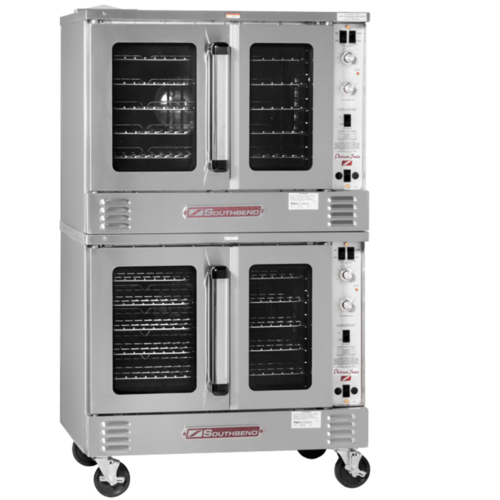 Southbend PCE15S/SD-V Platinum Double Convection Oven Electric 7.5kW Standard Depth Controls Dependent Doors Ventless CSA NSF