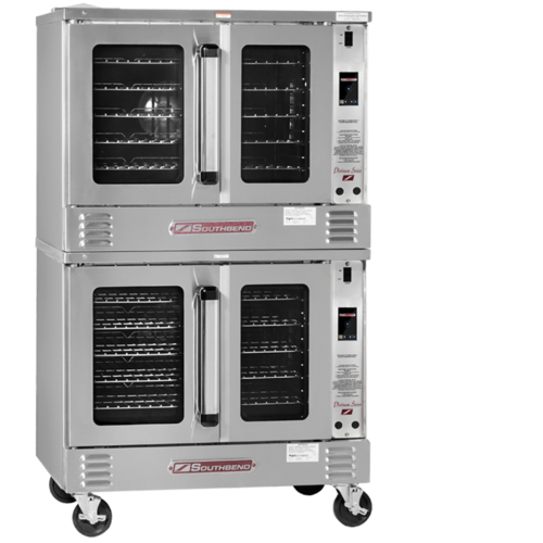 Southbend PCG180S/TI Platinum Double Convection Oven Gas 90000 BTUs Each Standard Depth Touch Controls Independent Doors