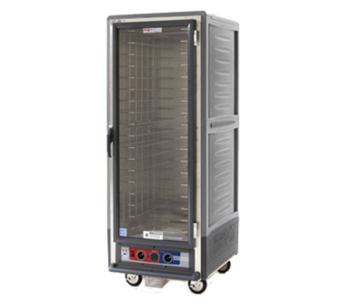 Metro C539-MFC-U-GY C5 3 Series Moisture Heated Holding and Proofing Cabinet Grey Insulation Armour Mobile Full Height