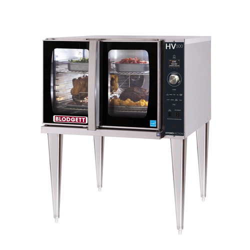 Blodgett HV-100E SGL HydroVection Oven Electric Full Size 5 Pan Capacity with Programmable Controls and Stainless Steel Design