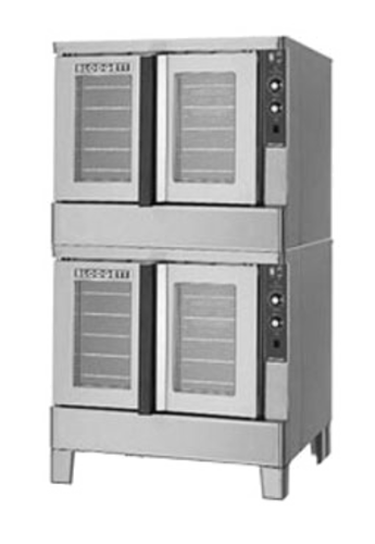 Blodgett ZEPH-200-E DBL Zephaire Electric Convection Oven Double Deck Bakery Depth 5 Pan Capacity Solid State Controls