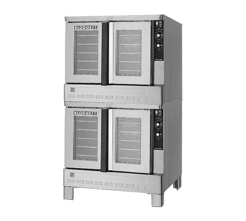 Blodgett ZEPH-200-G DBL Zephaire Convection Oven Gas Double Deck Bakery Depth 5 Pan Capacity Solid State Controls ETL CE NSF