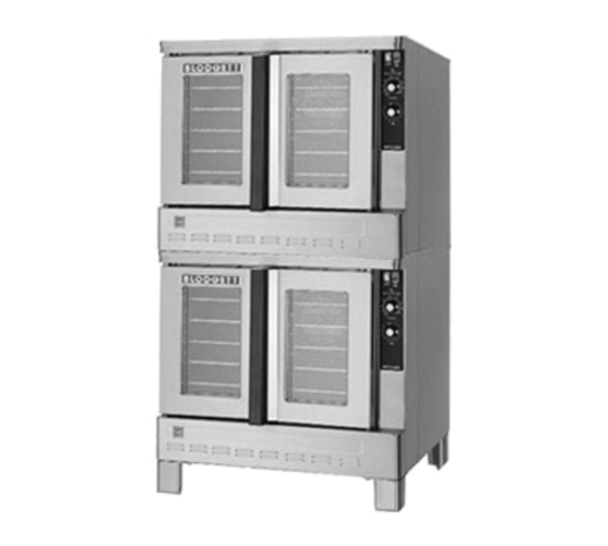 Blodgett ZEPH-200-G DBL Zephaire Convection Oven Gas Double Deck Bakery Depth 5 Pan Capacity Solid State Controls ETL CE NSF