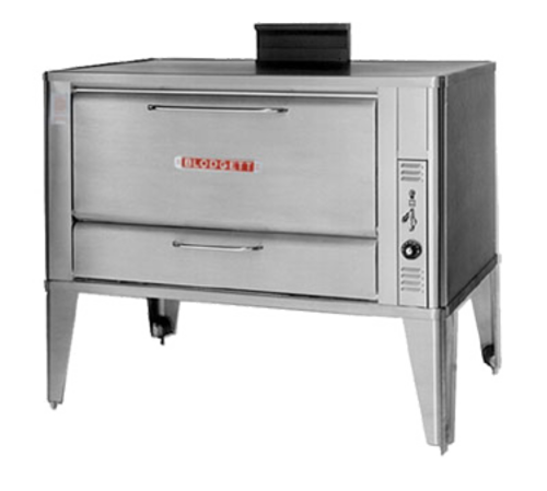 Blodgett 966 SINGLE Oven deck-type gas 42W x 32D deck interior 50.000 BTU cETLus NSF CE stainless steel construction