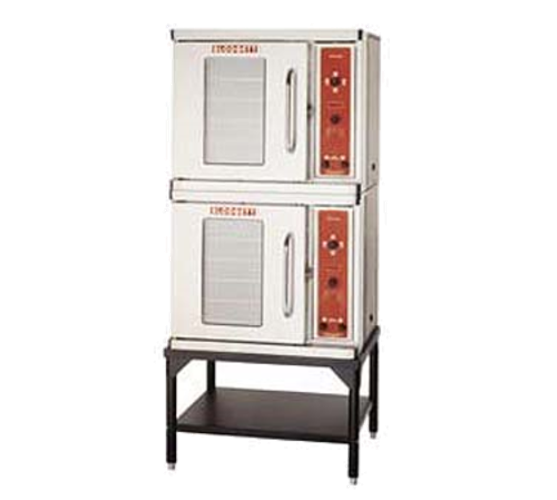 Blodgett CTB DBL Convection Oven Electric Double-Deck Half-Size Capacity 5 13x18 Pans Solid State Controls Stainless Steel
