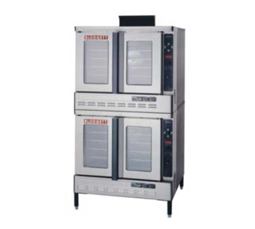 Blodgett DFG-100 DBL Convection Oven Gas Double-Deck Standard Depth 5 Pan Capacity Solid State Digital Controls