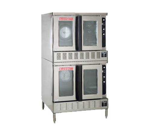 Blodgett DFG-200 DBL Convection Oven Gas Double-Deck Bakery Depth 5 Pan Capacity Solid State Digital Controls