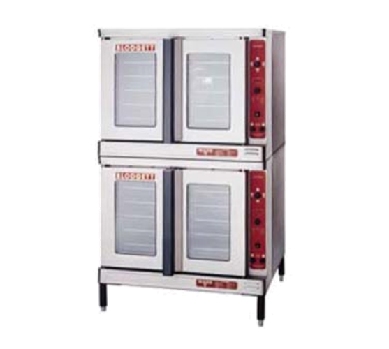 Blodgett MARK V-100 DBL Convection Oven electric double-deck standard depth 5 pan capacity solid state digital controls