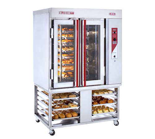Blodgett XR8-G/STAND Mini Rotating Rack Bakery Oven Gas 8 18 x 26 Pan Capacity Digital Controls Stainless Steel