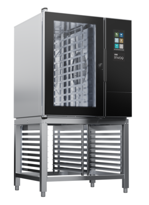 Blodgett INVOQ 101BE Combi Oven Steamer Electric 10 Pan Capacity Touch Screen Controls SmartChef Energy Star
