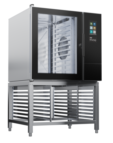 Blodgett INVOQ 102BLE Combi Oven Steamer Electric Boilerless 10 Full Size Sheet Pan Capacity Touch Screen Controls