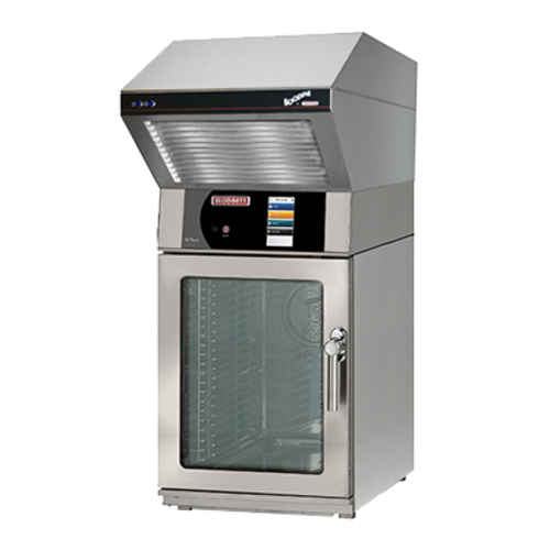 Blodgett BLCT-10E-H Combi Oven Steamer with Hoodini Hood Electric Boilerless Mini Size Touch Screen Controls