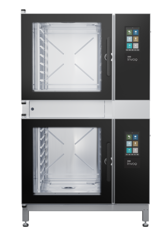 Blodgett INVOQ 62BLE/62BLE Combi Oven Steamer Electric Boilerless Stacked 62BLE Touch Screen Controls SmartChef
