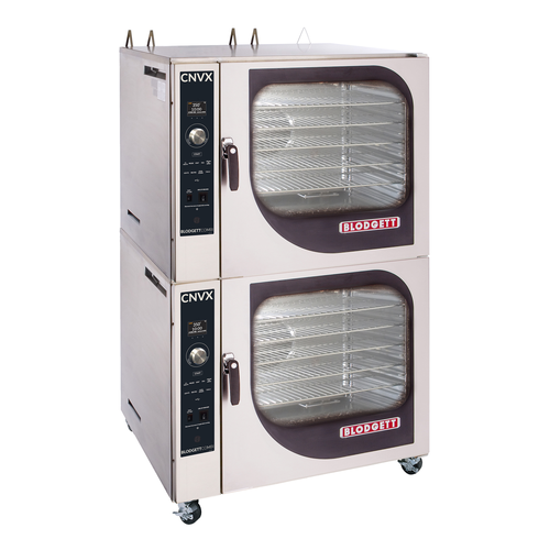 Blodgett CNVX-14G/BX-14G Convection Oven and Combi Oven Gas Stacked Boilerless Combi with 130000 BTU Capacity