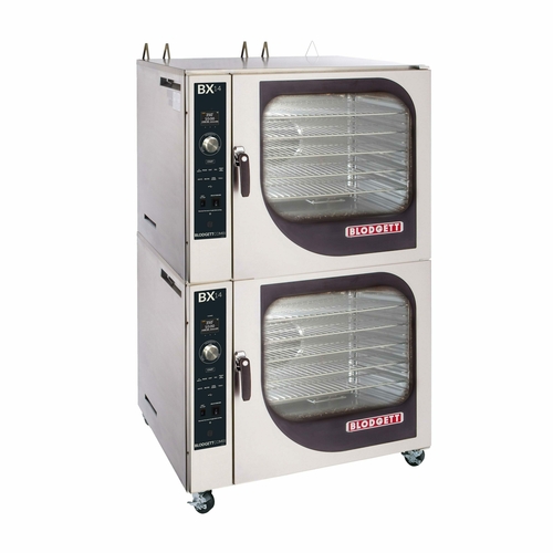 Blodgett BX-14G DBL Combi Oven Steamer Gas Boilerless Stacked 14 Full Size Hotel Pan Capacity 130000 BTU NSF Certified