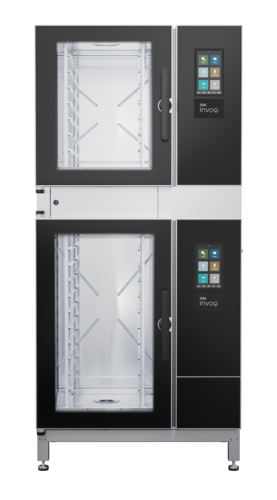 Blodgett INVOQ 61BLE/101BLE Combi Oven Steamer Electric Boilerless Stacked Touch Screen Controls 1500 Recipes