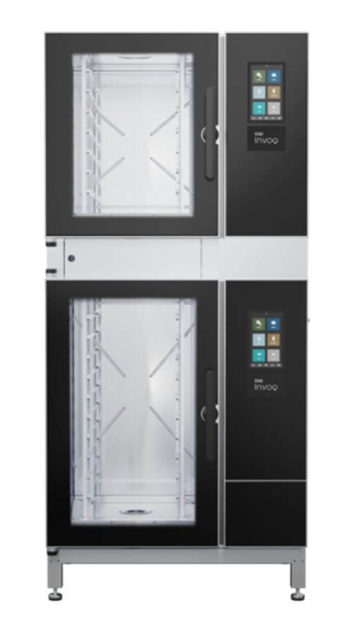Blodgett INVOQ 61BLE/101BLE Combi Oven Steamer Electric Boilerless Stacked Touch Screen Controls 1500 Recipes