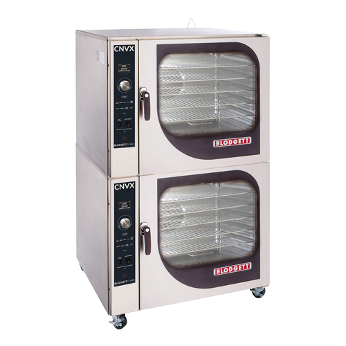 Blodgett CNVX-14E/BX-14E Convection Oven and Combi Oven Electric Stacked Boilerless Combi with 14 Full Size Pan Capacity