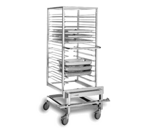 Blodgett TC-20 Transport Cart stainless steel 20 shelves at 2-3/8 inch spacing for gastronorm pans heavy duty casters