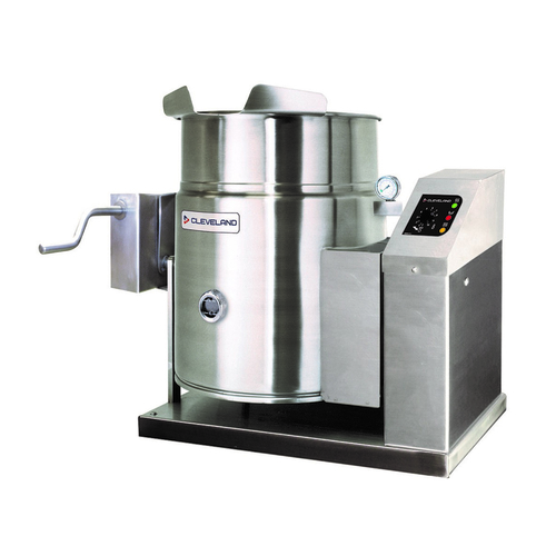Cleveland Range KGT12TGB Tilting Kettle Gas Countertop 12 Gallon 2/3 Steam Jacket Self Contained Gear Box Design