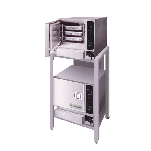 Cleveland Range 22CGT33.1 SteamChef™ 3 Convection Steamer Gas Boilerless Double Stacked ES26304433G 60 Minute Timer