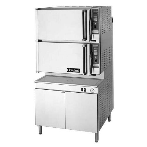 Cleveland Range 36CGM16300 ConvectionPro XVII Steamer gas 2 compartments 36 inch cabinet base stainless steel exterior 300000 BTU