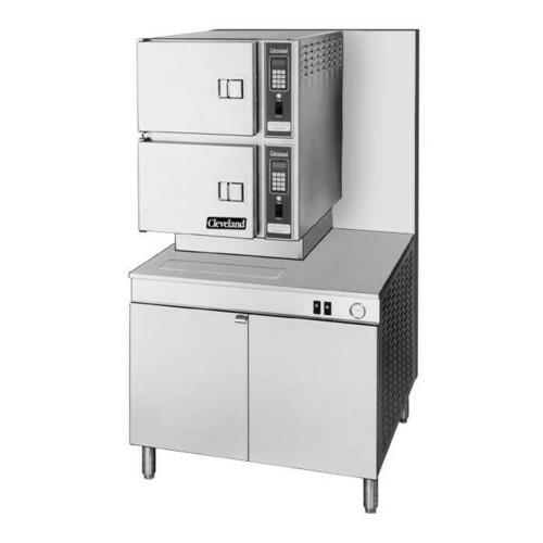 Cleveland Range 36CGM300 Pressureless Convection Steamer Gas 36 Inch 2 Compartments 300000 BTU Stainless Steel Construction