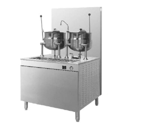 Cleveland Range 36GMK66300 Kettle Cabinet Assembly Gas 36 Inch W Cabinet Base Two 6 Gallon Kettles 300000 BTU Boiler