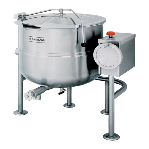 Cleveland Range KDL150T Kettle Direct Steam Tilting 150 Gallon Capacity 2/3 Steam Jacket Stainless Steel Exterior Finish