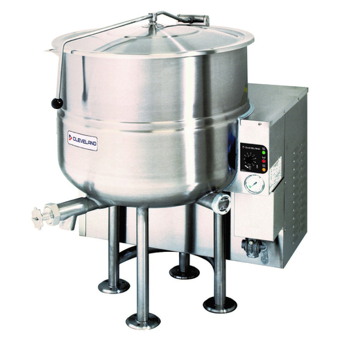 Cleveland Range KGL60 Kettle Gas Stationary 60 Gallon Capacity 2/3 Steam Jacket Self Contained Floor Mounted 190000 BTU